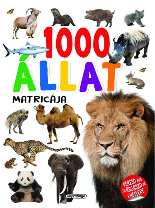 1000 állat matricája - Fehér Napraforgó