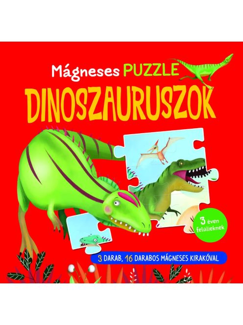 Mágneses puzzle - Dinoszauruszok Napraforgó