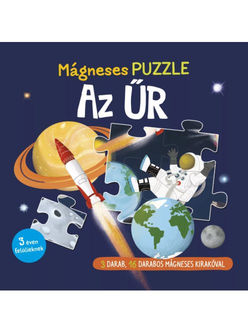 Mágneses puzzle - Az űr Napraforgó