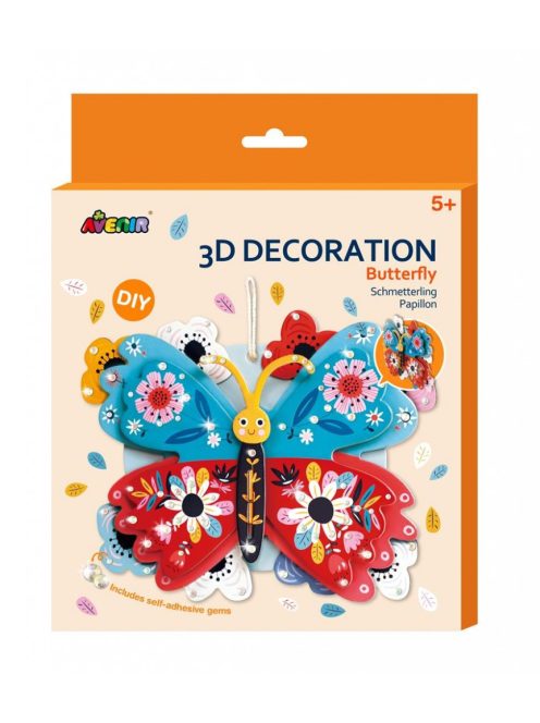 3D dekorációs puzzle, Pillangó Avenir