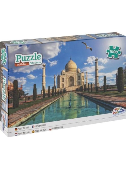 1000 darabos puzzle 50x70 cm, Taj Mahal Grafix