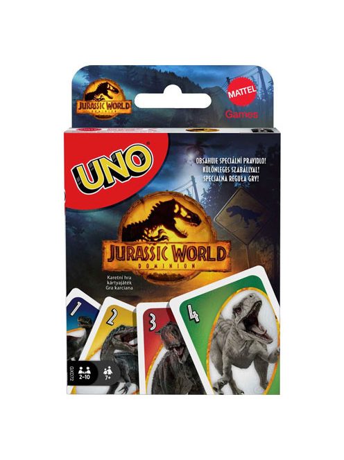 Jurassic World 3 UNO kártyajáték Mattel