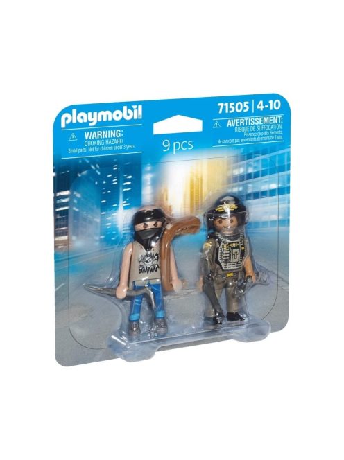 Playmobil 71505 DuoPack SWAT ügynök és bandita