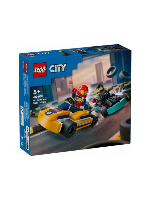 LEGO CITY GREAT VEHICLES 60400 GOKARTOK ÉS VERSENYPILÓTÁK