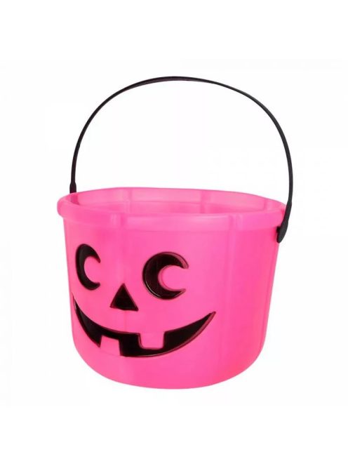 Pink Tök Mintás Vödör Halloween-re